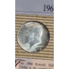 Image 2 : 1964 90% Silver Kennedy Half Dollar On The American Historic Society Display Card