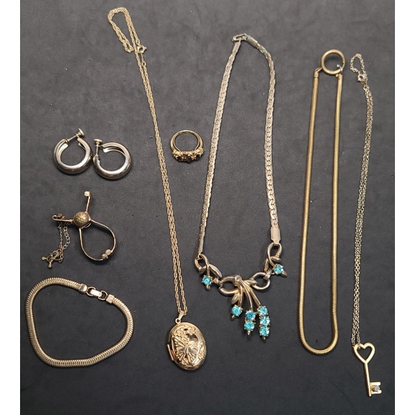 Assorted Costume Necklaces, Earrings, Rings & More
