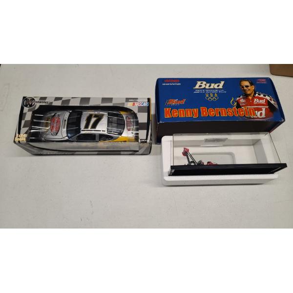 Matt Kenseth #17 Winston Cup 1:24 Scale Car & Kenny Bernstein Budweiser Top Fuel Dragster 1:64 Scale