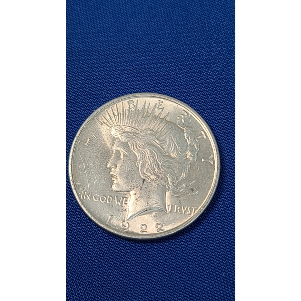 1922 90% Silver Peace Dollar 