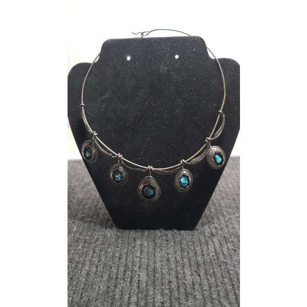 Beautiful Necklace With Turquoise Colored Stones