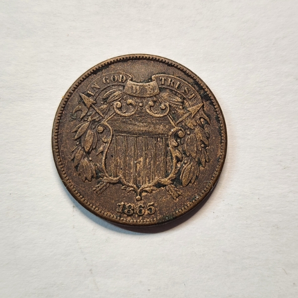 1865 United States Three Cent Piece