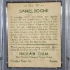 Image 4 : RARE 1933 Indian Chewing Gum #50 Daniel Boone Trading Card Graded Very Good at PSA 3
