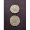 Image 2 : 2 - 1964 United States Washington Silver Quarters - 90% Silver - $.50 Cents Face Value