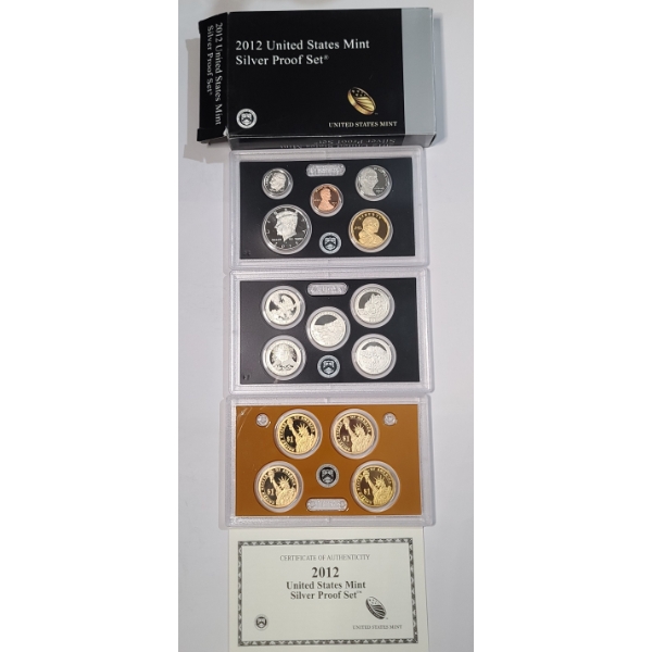 2012 United States Mint Silver Proof Set 