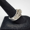 Image 3 : 14K White Gold Diamond Ring - Kay Jeweler's Warranty and Authenticity Card - Size 7 - TW: 9.0g