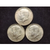 Image 1 : Three 40% Silver Kennedy Half Dollars - $1.50 Face Value
