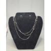 Image 1 : (3) Sterling Silver Stackable Necklaces - 18/16in - Total Weight: 16.6g