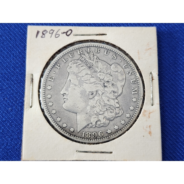 1896-O 90% Silver Morgan Dollar