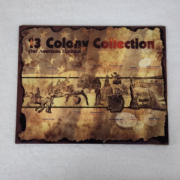 13 Colony Collection ~ Our American History Coin Set & Book 