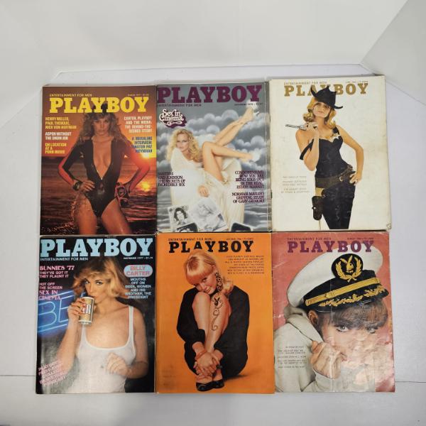 Vintage 1960s And 1970s Playboy Entertainment For Men Magazine Lot