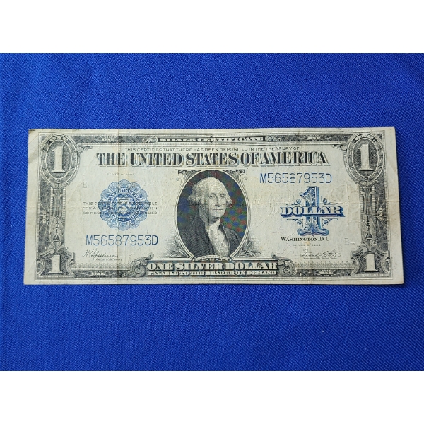 1923 U.S. $1 "Horse Blanket" Large Size Silver Certificate