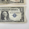Image 5 : TWO United States Series 1957 A Blue Seal *STAR NOTES* $1 Silver Certificates - Face Value $2.00
