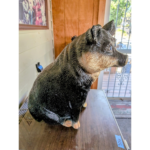 20" Vintage Ceramic Piggy Bank 