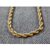 Image 2 : STUNNING 14K Yellow Gold Rope Chain Necklace Weighing 6 Grams Total