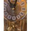 Image 2 : Brass Table Clock, Pair Of Beautiful Glittering 23"x8" Table Or Mantle Trees 