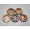 Image 2 : Wheat Pennies (Lot of 5)