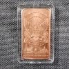 Image 2 : RARE Donald Trump Patriotic Holding Planet Earth One Ounce .999 Fine Copper American Legacy Bar