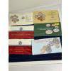 Image 1 : U.S. Mint Uncirculated Coin Sets - MISSING SOME! 1994 - 1993 - 1990 - 1992 - 1987(2) - 6 total envel