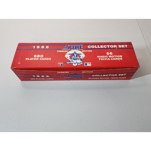 1988 Score Baseball Premier Edition Collector Set - 660 Cards & 52 Trivia Cards - Mint/Near Mint 