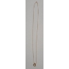 Image 8 : 14K Yellow Gold Horshoe Diamond 18" Necklace - Weight: 1.9g