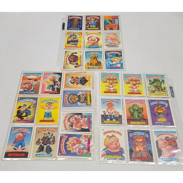 Lot Of Assorted Garbage Pail Kids Trading Cards/Stickers Featuring "Swollen Sue Ellen"