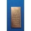 One Pound 999 Fine Copper Flat Style Bar With Periodic Table Element Design