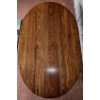 Image 2 : Wood Coffee Table with Extendable Sides - 5' Long - 17.5" Tall - Width: 18" Down and 37" Up