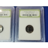 Image 3 : x5 INB Roosevelt Dimes Including Brilliant Uncirculated & DCAM Gem Proof, Assorted Years