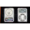 Image 3 : NGC 2019 "Pride of Two Nations" 2-Coin Set Featuring US Silver Eagle & Canadian Silver Maple Leaf