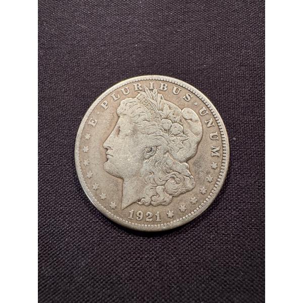 1921 United States Morgan Silver Dollar - Excellent Condition