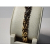 Image 4 : Gold-Tone Sterling Silver Bracelet and Mary Pendant - Total Weight: 19.0g