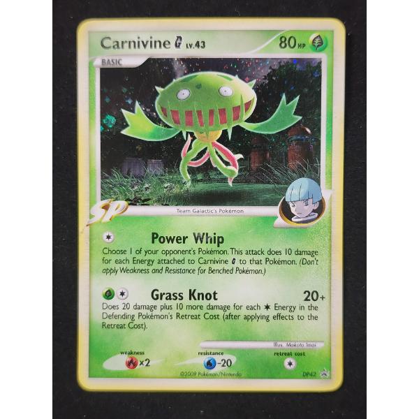 Carnivine G LV.43 HOLO DP42 Black Star Promo Pokemon Trading Card