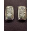 Image 1 : 2 - Germania Mint .999 Fine Silver Troy Ounce Bars - Hard To Find