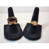 Image 1 : Two Gorgeous Gold-Filled Rings Size 5 & 6.5 - TW: 9.5g