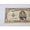 Image 2 : United States Series 1943 A $5 Blue Seal Silver Certificate 