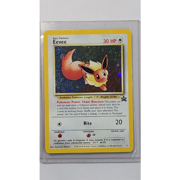 Pokémon TCG Eevee #11 Black Star Promo Holo Pokémon Trading Card