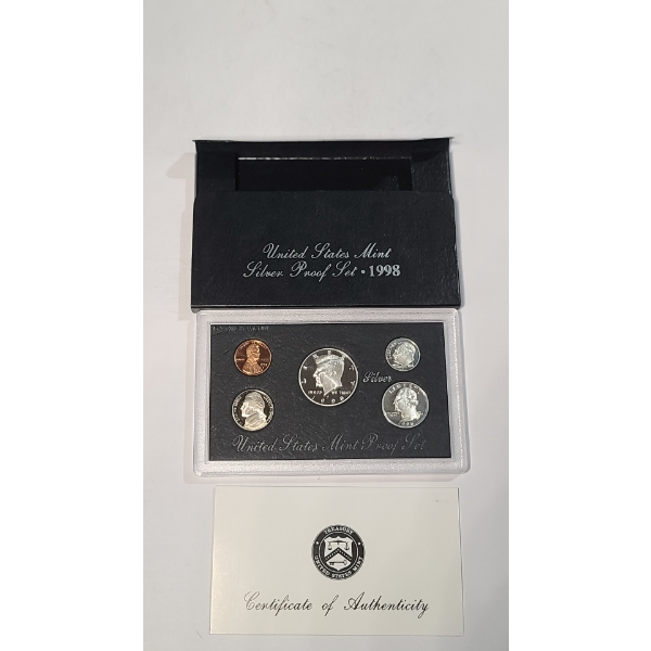 1998 United States Mint Silver Proof Coin Set