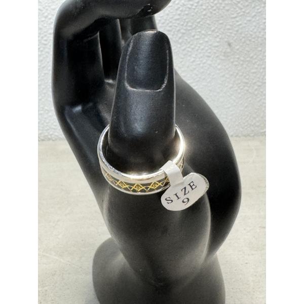 Men's Masonic Mason's Size 9 Ring - Brand New