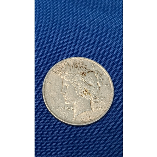 1922 90% Silver Peace Dollar 