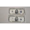Image 1 : 1934 D & Series 1953 $5 Silver Certificates - Face Value: $10