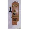 Image 1 : Vintage Wood Wall Phone As Shown - See Pics