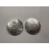 Image 1 : 2 - Disney Steamboat Willie One Ounce .999 Fine Silver Rounds ~ UNCIRCULATED, MINT CONDITION