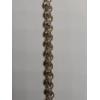 Image 5 : Multi-Tone 925 Sterling Silver 8" Vermeil ''X'' Links Bracelet - Weight: 21.3g