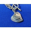 Image 4 : TIFFANY & CO. Sterling Silver Cable Chain Two Heart Toggle Necklace & Bracelet TW: 75.5g 