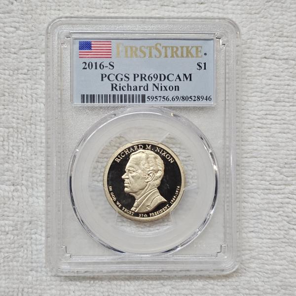 2016-S Richard Nixon Presidential $1 Dollar Proof Coin PCGS Graded PR69DCAM