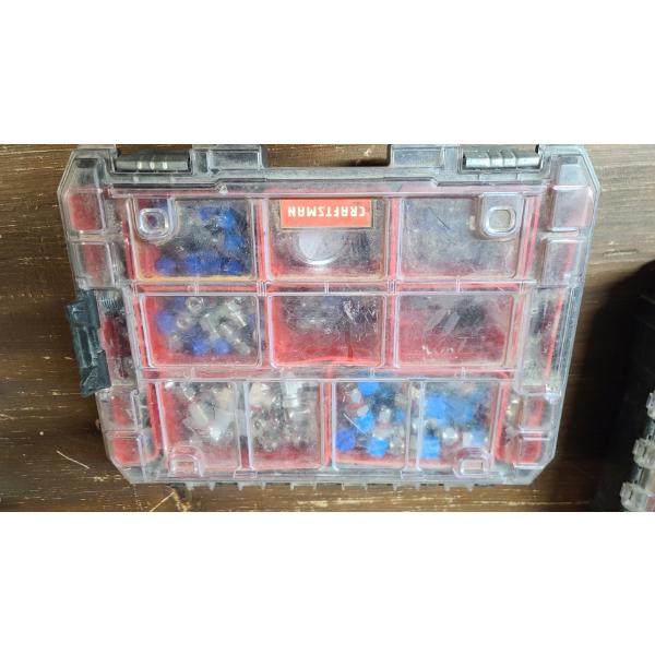 Craftsman Organizer Filled With Assorted Fittings For Fluid Systems & More
