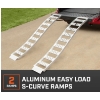 Image 3 : NEW IN PLASTIC Cargo Smart Aluminum S-Curve Fixed Ramp With Treads ~ 12" WIDE X 90" LONG ~
