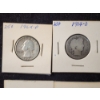 Image 8 : $2 Face Value in Assorted 90% Silver Quarters Including Barbers & Washington Head