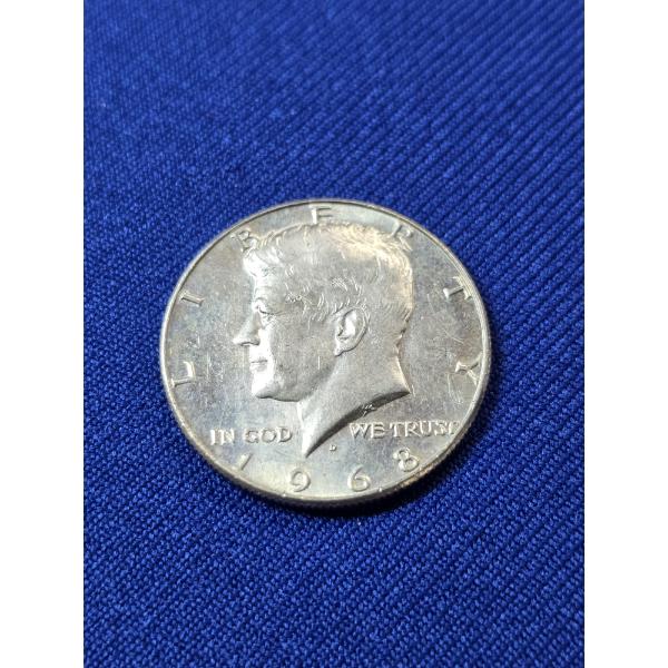 1968- D Kennedy Half Dollar - Excellent Condition